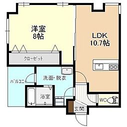 グランパセオ元今泉 5階1LDKの間取り