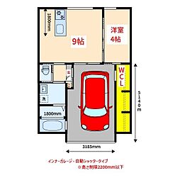 ERFOLG Thanks　B棟 1階1SLDKの間取り