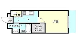 セノン石垣 1Kの間取図画像