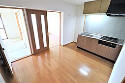 柳原マンションII 202 2階3DKのリビング/ダイニング