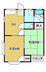 間取図画像 2DK