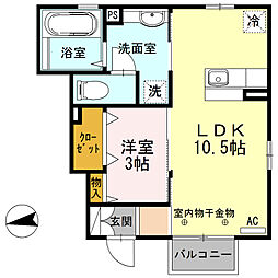 間取図画像 1LDK