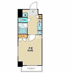 Ｎ−ｆｌａｔｓ町田 5階1Kの間取り