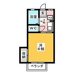 間取図画像 1K