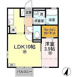 間取図画像 1LDK