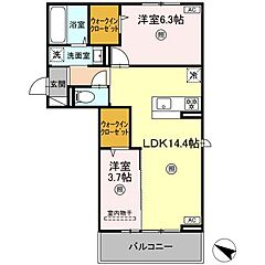 物件の間取り