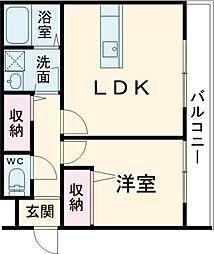 間取図画像 1LDK