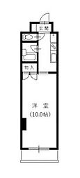 パラシオン高岡町 1Kの間取図画像