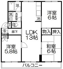 物件の間取り