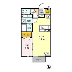 間取図画像 1LDK