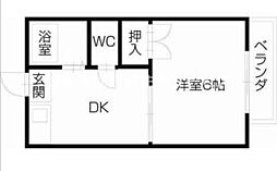 間取図画像 1DK