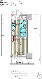 プレサンス大津京町ベルリーヴァ 11階1Kの間取り