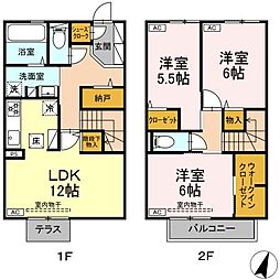 ヴィータ・フェリス 3LDKの間取図画像