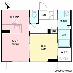 ベレオ唐津東町 1LDKの間取図画像
