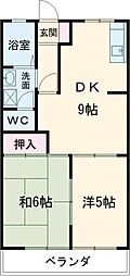 間取図画像 2DK