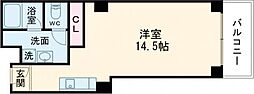 グランレブリー寺町松原 5階1Kの間取り