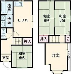 JR片町線(学研都市線) 津田駅 徒歩7分の賃貸一戸建て