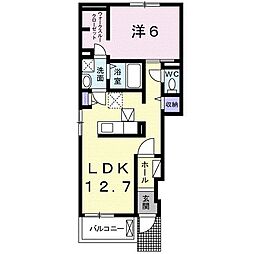 間取図画像 1LDK