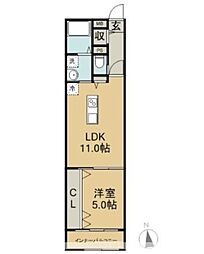 間取図画像 1LDK