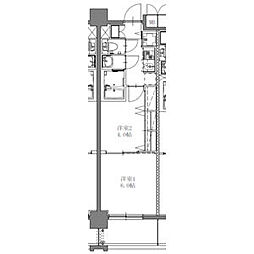 S-RESIDENCE上社aureate(オリート) 12月契約限定キャンペーン 1階2Kの間取り