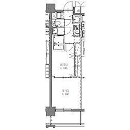 S-RESIDENCE上社aureate(オリート) 12月契約限定キャンペーン 1階2Kの間取り