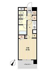 グラディート町田 ワンルームの間取図画像