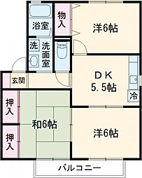 間取図画像 3DK