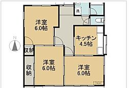コーポ太斉 1階3DKの間取り