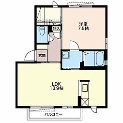 間取図画像 1LDK