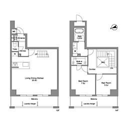 Ｐｒｉｍａ　Ｓｔｅｌｌａ 13階2LDKの間取り