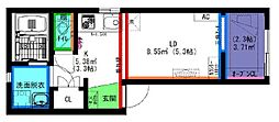 AIOI Link(アイオイリンク) 1LDKの間取図画像