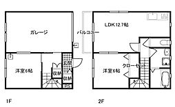 ラ・カシェット新宿　ＥＡＳＴ 1階2LDKの間取り