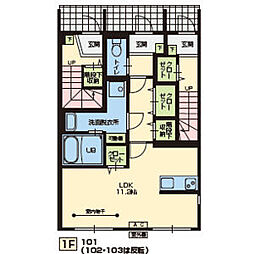 間取図画像 ワンルーム