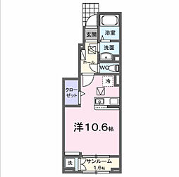 間取図画像 ワンルーム