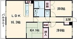 ｖｏｌａｒｅ出水 2階3LDKの間取り