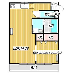 間取図画像 1LDK