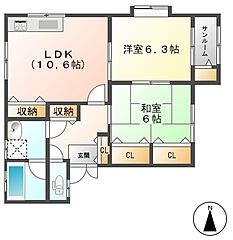 物件の間取り