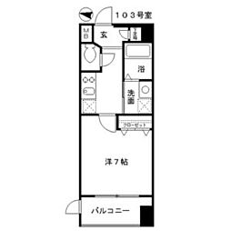 アンナマリー　ミズホ 1階1Kの間取り