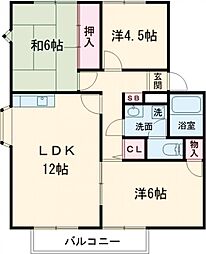 間取図画像 3LDK