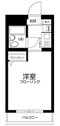 シティ・クレスト壱番館 1Kの間取図画像