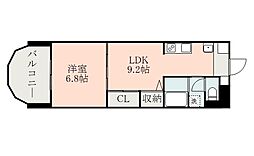 Ｄｏ水前寺 9階1LDKの間取り