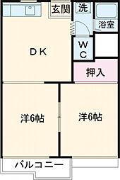 間取図画像 2DK