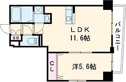 SDグランツ新神戸ステーションフロント 7階1LDKの間取り