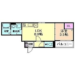 間取図画像 1LDK