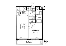 GRANPASEO文京小日向 3階1LDKの間取り