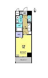 トレステーラ寿町 5階1Kの間取り
