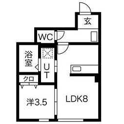 間取図画像 1LDK