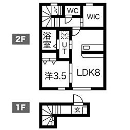 間取図画像 1LDK