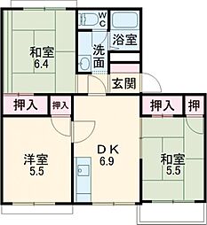 間取図画像 3DK