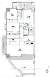 ＴＯ−ＢＥ−1東照の丘マンション 1階4LDKの間取り